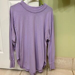 Aerie Lilac Long Sleeve Top